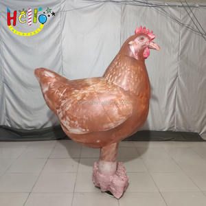 Costume <span class=keywords><strong>gonflable</strong></span> de poulet publicitaire pour adulte, décoration de costume de <span class=keywords><strong>coq</strong></span> marchant, costumes de poule - Product Image 2