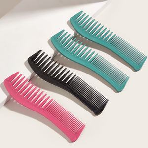 Peigne de coiffure 2-en-1 à dents larges et fines, peigne double densité de haute qualité pour des coiffures élégantes et des pompadours - Product Image 2