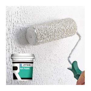 Arte elástico para interiores y exteriores, Material acrílico de buen relieve, <span class=keywords><strong>pintura</strong></span> cepillada, revestimiento líquido de última generación, lechada de <span class=keywords><strong>hueso</strong></span> para interiores y exteriores - Product Image 1