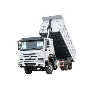 รถดัมพ์ SinoTruck HOWO 371 รุ่นใหม่ ขายดี รถบรรทุก 6x4 สำหรับงานก่อสร้างและขนส่ง มาตรฐานยูโร 2  โครงสร้างเหล็ก  สะพานเหล็ก - Product Image 1