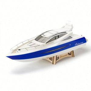Yate de Lujo Tfl 1305, <span class=keywords><strong>Lancha</strong></span> Grande de Fibra de Vidrio Tipo Princesa de 1310 mm, Barco <span class=keywords><strong>RC</strong></span> a <span class=keywords><strong>Gasolina</strong></span> con Motor de 30cc, Barco ARTR con Doble Motor - Product Image 1