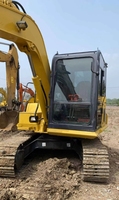 Excavatrice hydraulique sur chenilles Komatsu PC100 de machines de construction d'occasion du Japon 100% d'origine