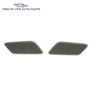 Toyota Prado Headlight Washer Nozzle Caps 85045-60070 85044-60160 Black Left Right <b>Clip</b> On Plastic Front <b>Bumper</b> Trim - Product Image 1