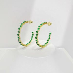 ต่างหูเงินแท้ 925 ดีไซน์คลาสสิก ประดับเพชรซิร์โคเนีย สีโรสโกลด์ หรูหรา สวยงาม เหมาะสำหรับงานปาร์ตี้ ต่างหูขนาดใหญ่ สีดำ สำหรับผู้หญิง ฤดูร้อน ราคาโรงงาน - Product Image 3