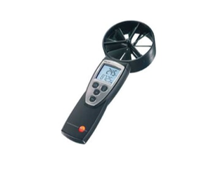 Anemómetro de palas Testo 417 original de gran venta con palas integradas de 100 mm, rango de velocidad del aire de 0,3-20 m/s, (0,1 + 1,5 % Mv) Ac Tes - Product Image 3