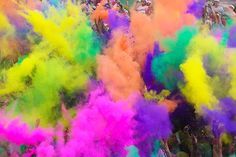 Género revelan humo Santo Blaster de arco iris corriendo festival MSDS de certificación de almidón de maíz Color Run color holi polvo - Product Image 5