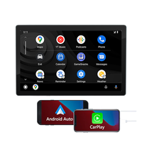 Lecteur multimédia automobile Android universel avec écran tactile HD double 11,5 pouces, GPS, CarPlay sans fil et Android Auto