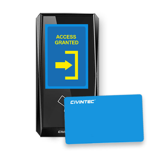 Wiegand RS485 OSDP Access Control Card Reader NFC DESFire Reader with Touch Keypad and NFC 13.56MHz Frequency