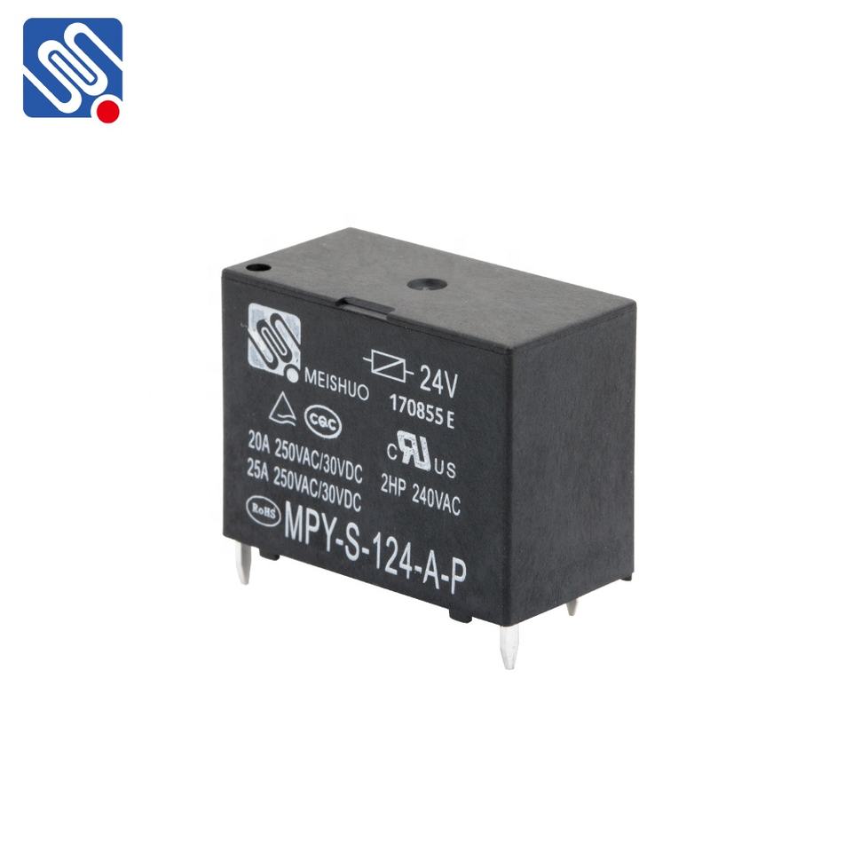 Meishuo MPY Miniature 12V 4Pin 20A/25A High Power Electromagnetic Relay Sealed OEM Electric Relay for Air Conditioner 250Vac