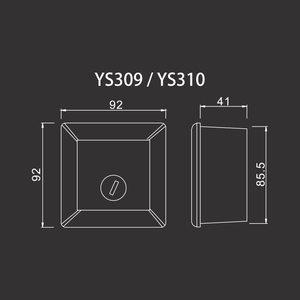 Yoursensor (ys310)-năm chức năng Key Selector-chuyên nghiệp cửa tự động cảm biến điều khiển - Product Image 4