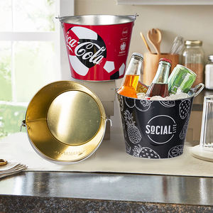 ถังน้ำแข็งโลหะคุณภาพสูงจากโรงงาน Strength ผลิตตามสั่ง ถังเบียร์โลหะ บรรจุ 6 ขวด - Product Image 2