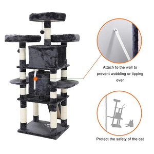 Doe Pet Cat <span class=keywords><strong>Post</strong></span> Bán Chạy Thân Thiện Với Môi Trường Mèo Cưng Dây Gai Dầu Lông Giả Thiết Kế Nguyên Bản Bán Sỉ Cây Mèo Cào - Product Image 4