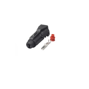 1-<b>Pin</b> Swp Waterproof Connector Adapter Car Socket Male Female Plug Mg640280-5 Mg610278-5 11mm Spacing Black Plastic Ip20 - Product Image 4
