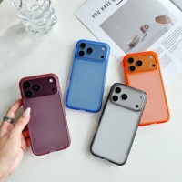 Coque de téléphone rigide antichoc 3-en-1 personnalisée et colorée pour iPhone 18 17 Pro Max, certifiée anti-chute
