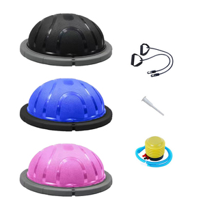 Balance Ball Trainer <span class=keywords><strong>Basu</strong></span> Ball Balance Yoga Media Bola con cuerda elástica de látex - Product Image 5