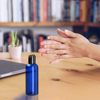 Conteneurs transparents et rechargeables, bouteilles à pression en plastique, avec capuchon à disque, pour shampooing, Lotions, savon corporel, crèmes, ml 4oz