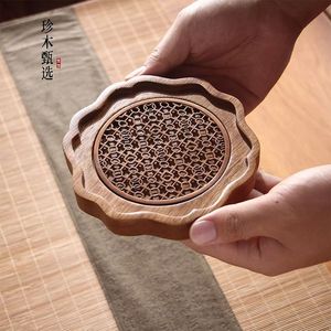 Solid Wood <b>Tea</b> <b>Tray</b> Irregular Shape Varnished Finish Easy To Clean For Household Dry Brewing Use - Product Image 1