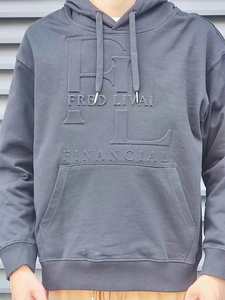 Chándal Unisex de 350G con Capucha y Estampado Frontal, Estilo Casual Urbano, Personalizable, de Algodón Grueso y Felpa, Antiencogimiento, Corto para Hombre - Product Image 3