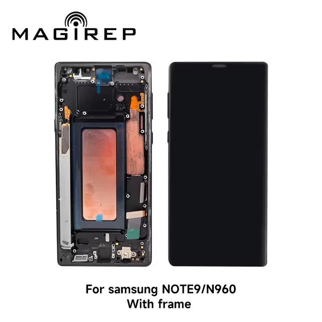With Frame OLED Touch Screen Digitizer Assembly for Samsung Galaxy Note9 SM-N960 Full Phone Replacement Display Repair Parts