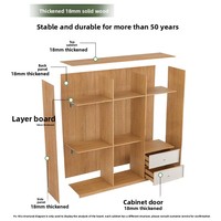 Armoire en bois de style français avec coiffeuse intégrée et rangements, sur mesure pour petits appartements, portes battantes
