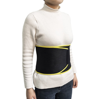 Gimnasio Térmico Sudor Absorbente Cintura Entrenador Fajas Vientre Banda Estómago Envoltura Sauna Cinturón para Mujeres y Hombres