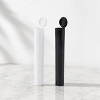 Tubes coniques en PP avec couvercle à charnière, bouchon sécurité enfant, tubes de rangement en plastique pour fleurs, vente en gros