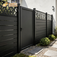 Panneaux de clôture de jardin en aluminium pour cour extérieure, sécurité, anti-rouille, en métal, prix abordable