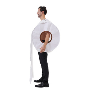 Nouveaux costumes de cosplay de papier toilette pour couples d'Halloween, tenues amusantes et farces pour les spectacles de scène de mascarade, <span class=keywords><strong>carnaval</strong></span> - Product Image 4