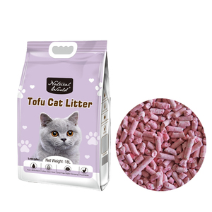 Meilleure litière pour chat <span class=keywords><strong>bio</strong></span>, sans poussière, agglomérante, légère, 6L, litière pour chat au <span class=keywords><strong>tofu</strong></span>, 1,5 mm, contrôle des odeurs - Product Image 1