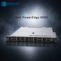 Serveur Dell PowerEdge R660 1U en rack pour centre de données, avec processeur Intel Xeon Scalable et mémoire DDR5