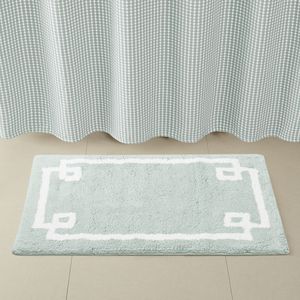 Tapis de bain en coton tufté DB 24x40 pouces avec envers en caoutchouc souple, style rectangulaire moderne - Product Image 3