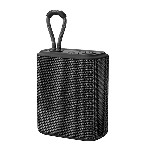New Fabric Comes Waterproof Small Speaker Stereo Sound Bass Steel Cannon Card Insert Wireless BT Speaker