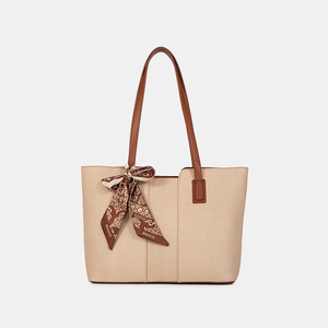 Usine OEM Vente en Gros Nouvelle Arrivée BAGCO Marque 6 Couleurs Grand <span class=keywords><strong>Sac</strong></span> Cabas Épaule avec Ruban <span class=keywords><strong>Sac</strong></span> à Main Femme <span class=keywords><strong>Sac</strong></span> <span class=keywords><strong>Fourre</strong></span>-<span class=keywords><strong>Tout</strong></span> en <span class=keywords><strong>Cuir</strong></span> PU Personnalisé - Product Image 2