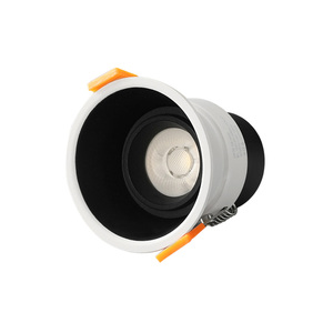 Luminaria Empotrable LED Negra para Techo, 4100K Blanco Neutro, CA 220V, Aluminio, IP20, Regulable, Redonda, Sin Marco, Iluminación Interior - Product Image 4