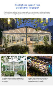 Auvent pergola <span class=keywords><strong>de</strong></span> restaurant robuste pour extérieur, grand <span class=keywords><strong>abri</strong></span> commercial pour événements <span class=keywords><strong>de</strong></span> mariage avec fixe pour événements <span class=keywords><strong>de</strong></span> <span class=keywords><strong>jardin</strong></span> en plein air, blanc - Product Image 3