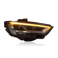 Pièces automobiles SJC pour Audi A3 Phare 17-20 Signal dynamique Phare LED Phares LED Lentille LED Accessoires automobiles