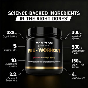 Chăm sóc sức khỏe bổ sung creatine BCAA nhanh chóng tăng cường cơ bắp hỗ trợ enhanc phòng tập thể dục Pre Workout bột - Product Image 2