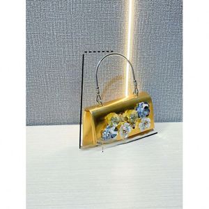 Handgefertigte Diamant-Clutch-Taschen Damen Kristall-Tiermotiv-Handtasche Abend-Party-Balltasche mit Strasssteinen Umhängetasche - Product Image 4