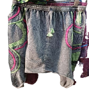 Pantalones de algodón de Aladdin de Blast State para mujer, pantalones de Yoga de retazos bohemios con estilo, cintura elástica, estilo Hip Hop, Harem Yoga para hombres - Product Image 1