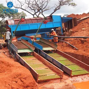 Planta de lavagem de ouro de alta eficiência, planta mineradora de ouro para venda