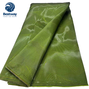 Bestway, la más nueva <span class=keywords><strong>tela</strong></span> de encaje <span class=keywords><strong>bordado</strong></span> de brocado líquido <span class=keywords><strong>para</strong></span> fiesta nupcial, boda, vestido de Mujer Africana - Product Image 3
