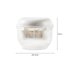 Séparateur de lactosérum ColdBrew avec <span class=keywords><strong>filtre</strong></span> 1.8L-Couvercle à ressort en PP et acier pour yaourt grec, passoire sans gâchis adaptée au réfrigérateur - Product Image 5