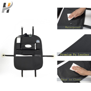 Bolsa de almacenamiento para asiento trasero de coche con bandeja de mesa plegable para niños pequeños, almohadilla protectora para patadas de coche, soporte para tableta - Product Image 4