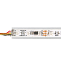 360 vue dmx 512 contrôle rgb led meteor tube light