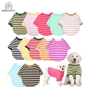 Hondenkleding Multi Kleuren Lage Prijs Hond Shirts Effen Huisdier Hond Shirt Voor Katten Pet Kleding Puppy Kleding Low Moq Aanpassen Logo