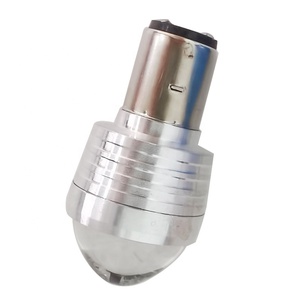Ampoule de phare LED pour moto haute puissance rouge et blanche Ba20d, faisceau haut/bas, lampe de phare - Product Image 1