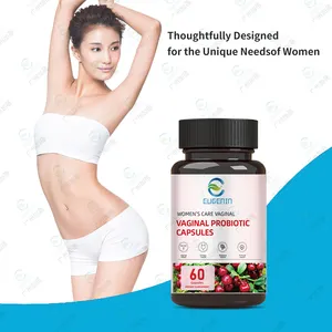 Capsules végétariennes professionnelles en gros pour favoriser la santé intestinale des femmes, capsules probiotiques de soutien vaginal