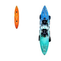 TOLEE 2023 Nouveauté Kayak de pêche à moteur unique 3,1-4m avec système de propulsion à pédales pour océan, lacs et rivières