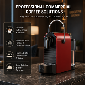 Machine à café à capsules électrique NES avec système de brassage à prise US pour usage domestique et hôtelier, expresso et lungo - Product Image 1