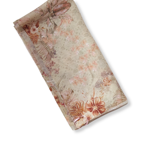 Keiko-Bufanda hijab modal de manga corta hecha a mano para uso diario, suave algodón, color crema, servicio OEM, venta al por mayor, impresión digital para adultos - Product Image 2